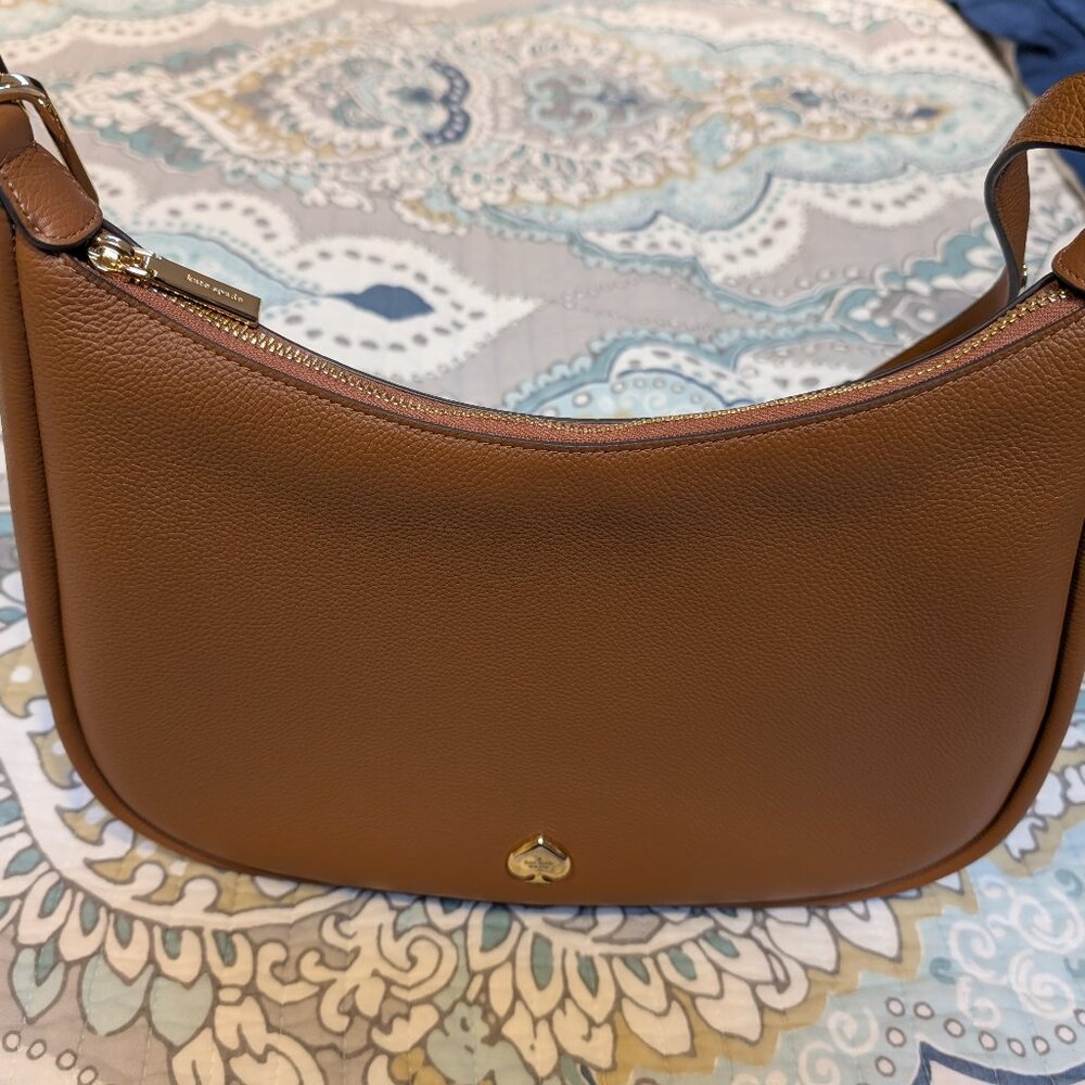 Kate Spade Kayla Large Shoulder Bag (NWOT) in Warm Gingerbread.